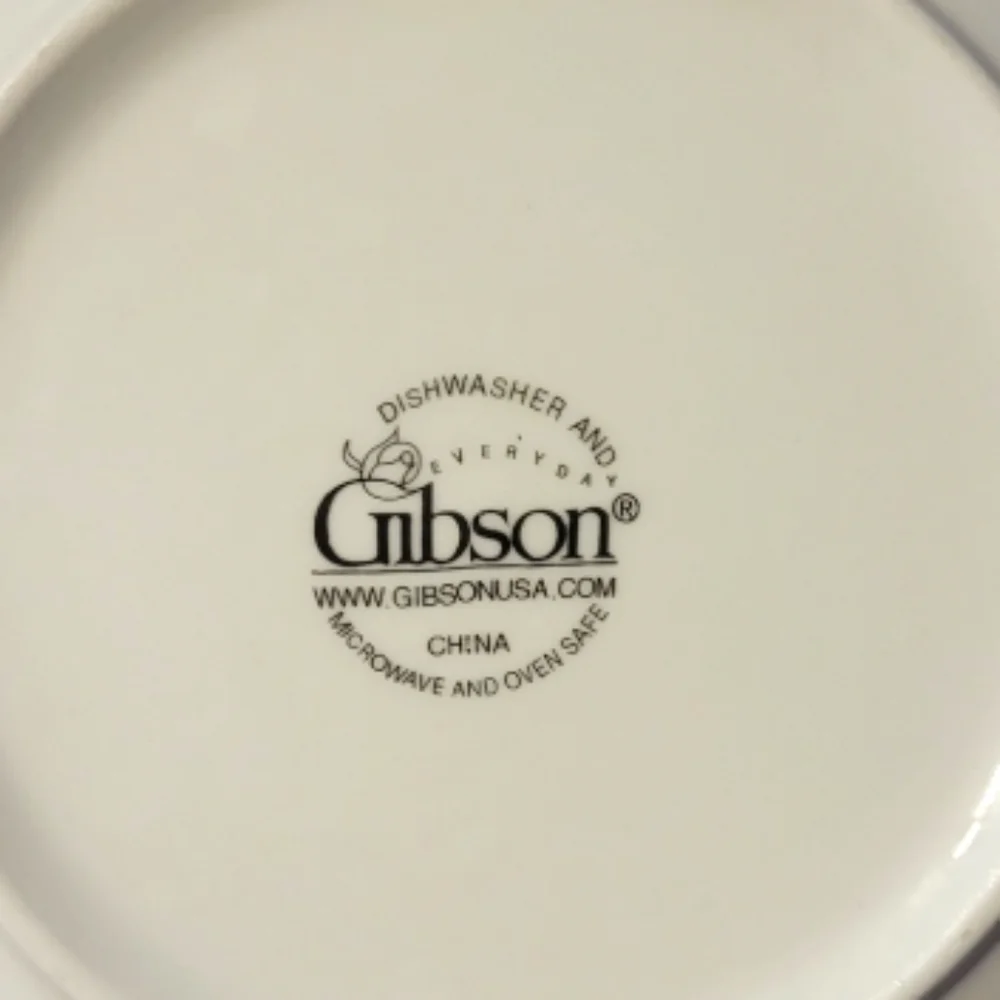 Vtg Salad Dessert Plate Noel Morning by GIBSON DESIGNS